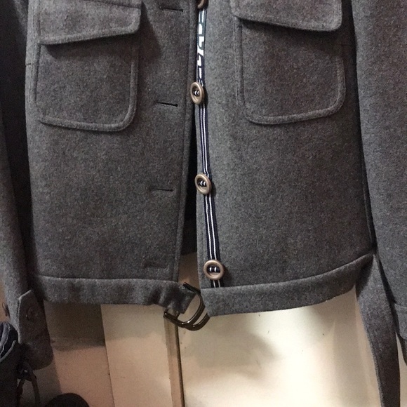 EMPORIO ARMANI Grey Wool Jacket - Picture 5 of 8